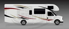 RV, Trailer Hauler, Camper, Motor-home Large Decals/Graphics Kit 15-K-L BKBT