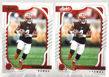 (2) Deshaun Watson - 2022 Panini Green Absolute & Base #69 - BROWNS!