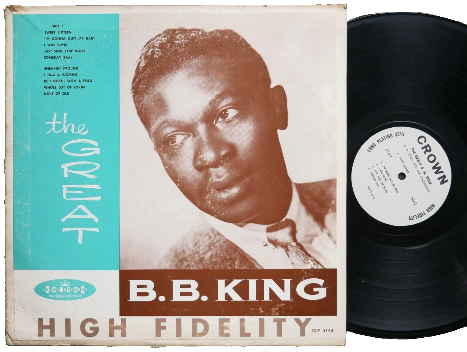 Blues Very Good Plus (VG+) B.B. King Vinyl Music Records