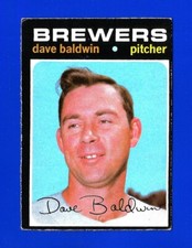 1971 OPC O-Pee-Chee SET BREAK #48 DAVE BALDWIN MILWAUKEE BREWERS (SB3)