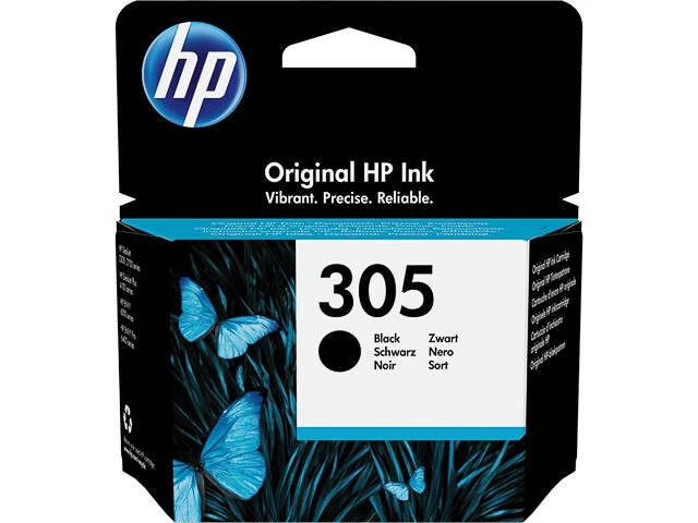 CARTOUCHE HP NOIRE 305 + CADEAUX / 3ym61ae noir 120 pages pas xl pas couleur - Photo 1/1