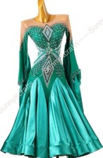 SunnyK Waltz Tango st Dance Dress Salsa Costume Stardard Ballroom Competition