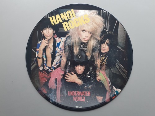 HANOI ROCKS Underwater World UK 1984 CBS 12" picture disc VINYL RECORD - 第 1/2 張圖片