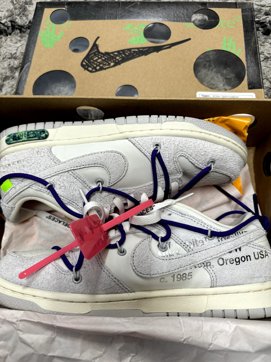 Nike Dunk Low Off White 15 Of 50 Sail Neutral Grey DJ0950 Nike Dunk Low Off White 15 Of 50 Sail Neutral Grey DJ0950
