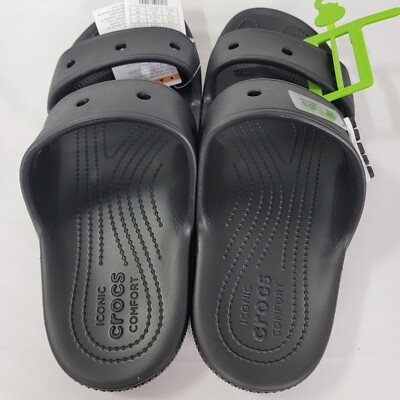 Classic Crocs Sandal Black Shoe Size Mens 10 Womens 12 Slide  display picture 1