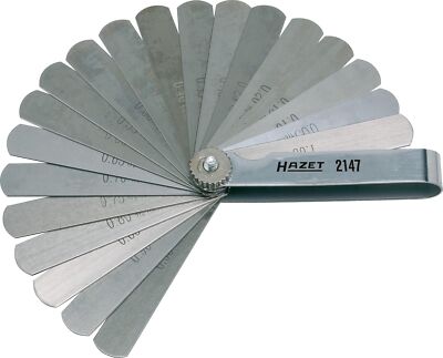 HAZET feeler gauge distance gauge valve gauge 2147 steel / brass to choose from