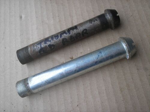 Triumph 500 650 unit pre-unit ?? QD type rear wheel hub inner axle x2 DIFFERENT