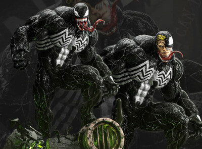 Venom フィギュア グッズ　セット 1/8 27cm 3Heads Venom 3D Print Garage Kit Figure Model Kit