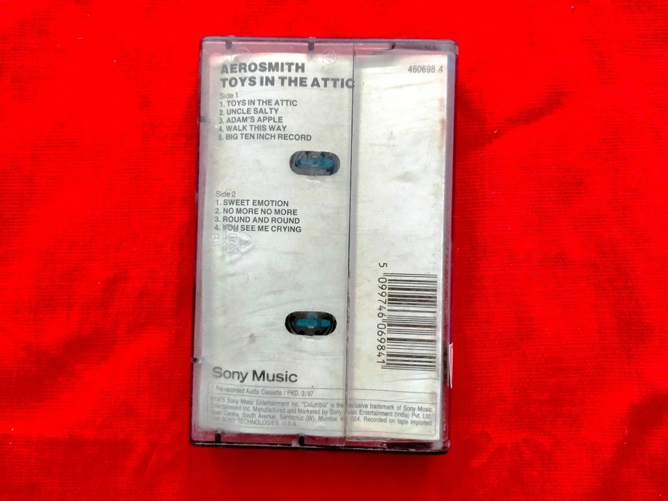 Aerosmith Toys In The Attic RARE original Cassette tape INDIA indian 1997 - Image 3 of 4