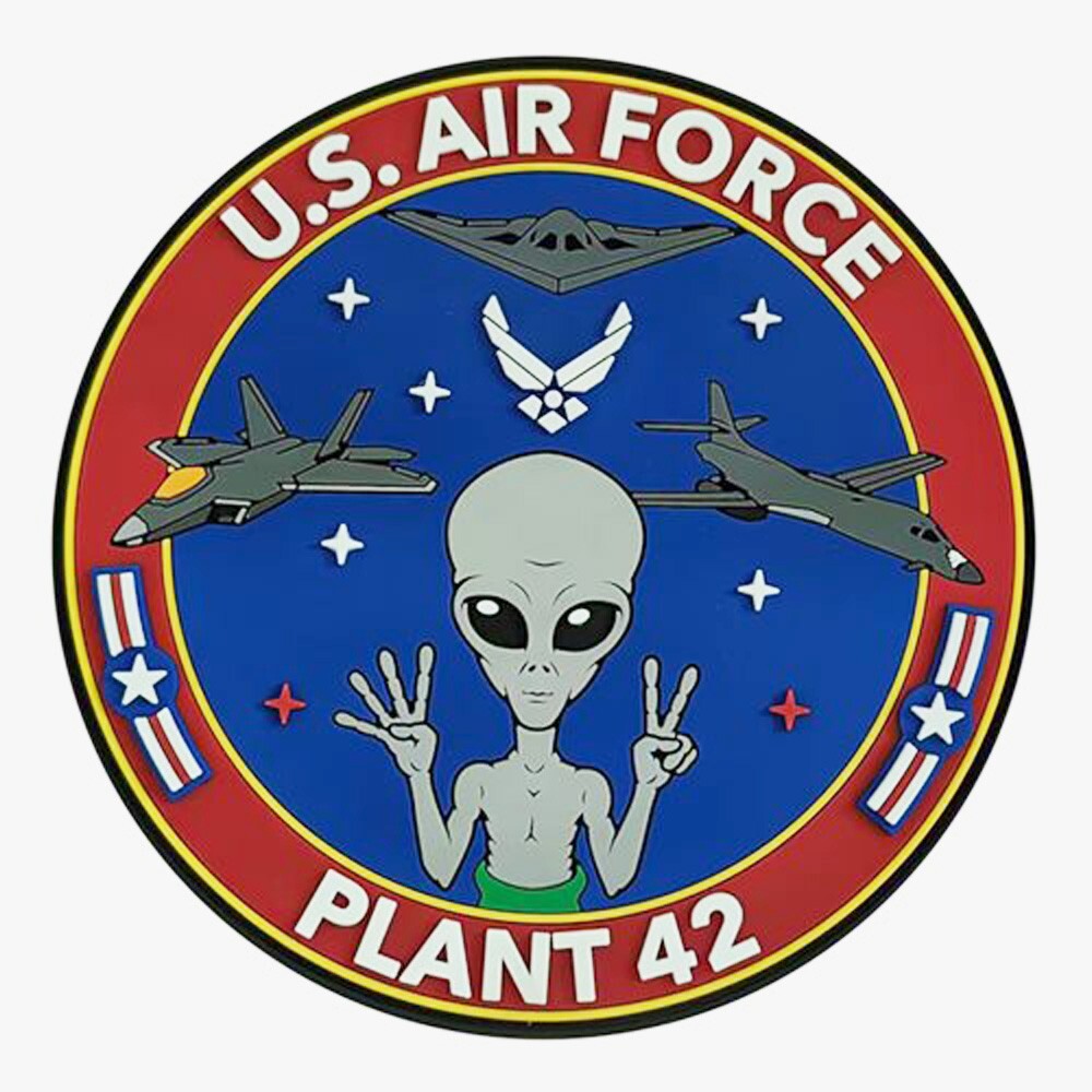 U.S. AIR FORCE -PLANT 42- NGAD AREA 51 USAF PVC VEL PATCH | eBay