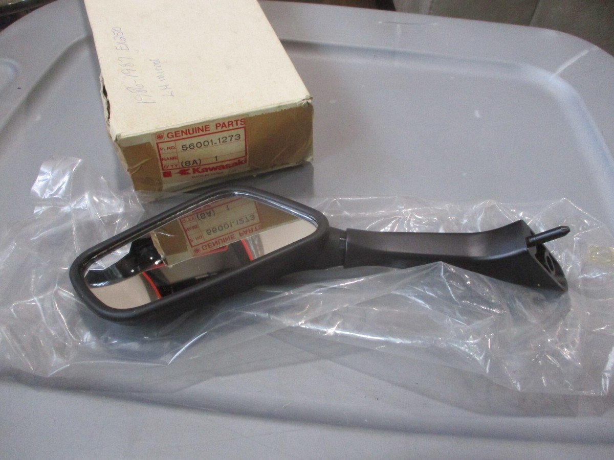 NOS Kawasaki OEM Left Hand Mirror Assembly 1986-1987 EX250 NINJA