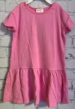 Cat  Jack Short Sleeve Pink Dress Ruffled Girls Size 5T