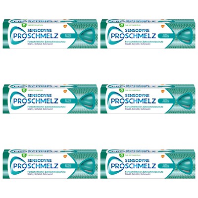 Sensodyne ProSchmelz Fresh&Clean Zahnpasta Zahncreme 6er Vorteilspack,6x75ml,Ovp