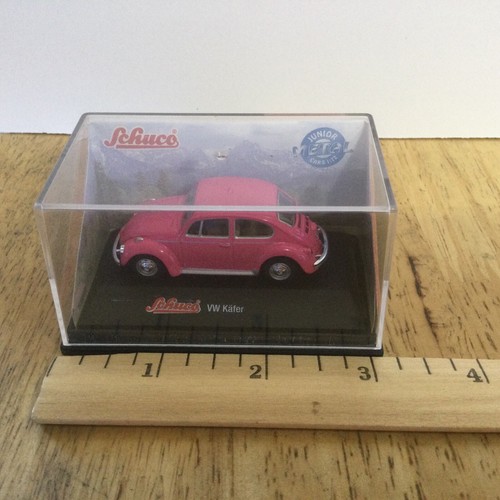 Schuco Junior Line 1/72 Scale VW Bus, Green Kafer Cabrio, Pink Kafer ~ Lot Of 3 - Picture 12 of 16