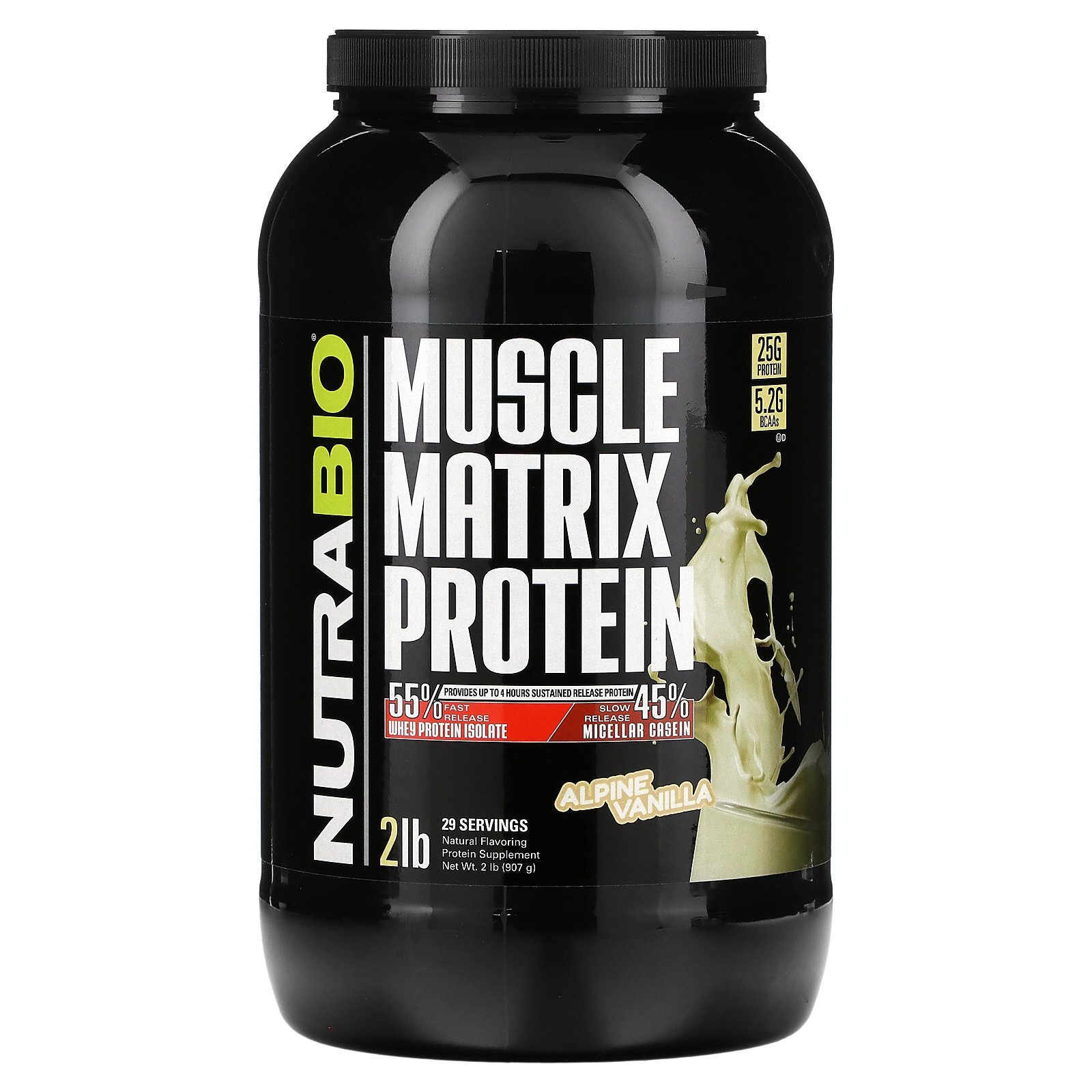 Muscle Matrix Protein Альпийская ваниль 2 фунта 907 г 9790₽