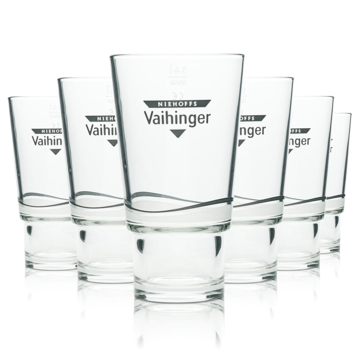 6x Vaihinger Saft Glas Longdrink Saftglas NEU OVP Cocktail Gläser Bar Säfte 0,4l
