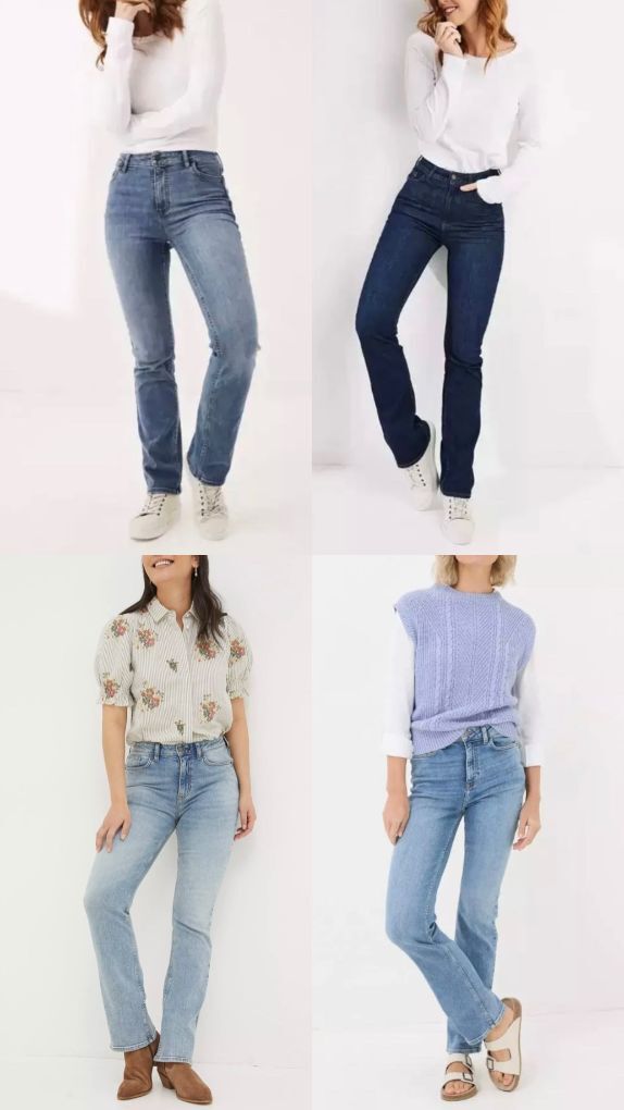 Ex-Fat Face Women's Brooke Bootcut Stretch Jeans