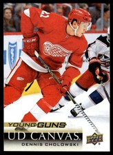 2018-19 UPPER DECK YOUNG GUNS CANVAS Dennis Cholowski #C117 R92