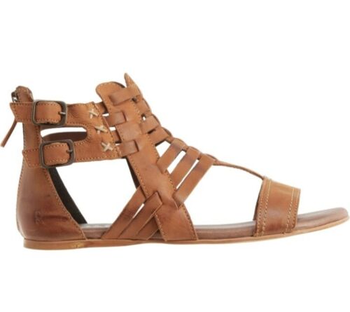 Roan By Bed Stu Bee Bosco Tan Gray Gladiator Women's Sandals Szs 6 6.5 7 8 - Picture 3 of 22