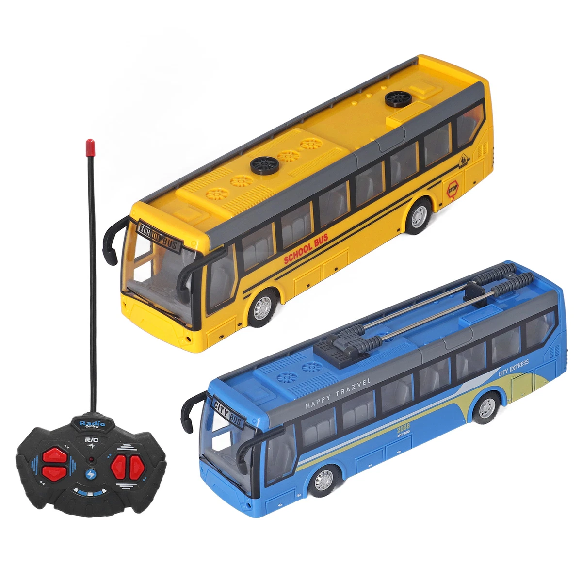 Remote control school sales bus toy