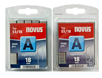 2X 1000 Novus Tackerklammern Typ A 53 18Mm Superhart 18 X 11,3 Mm # 042-0360