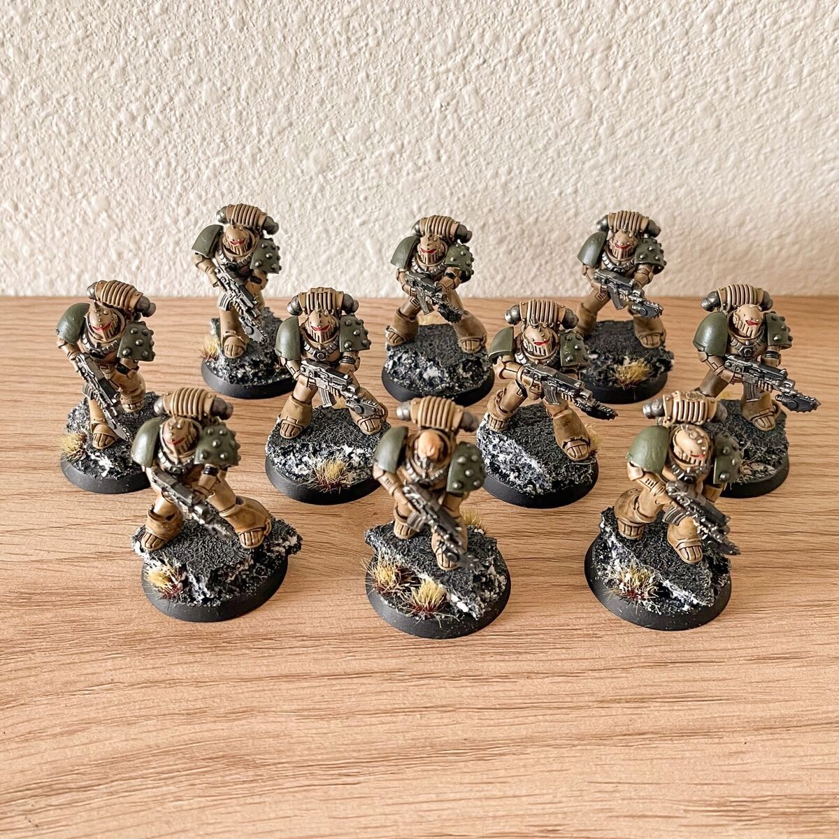 Warhammer 40k Chaos Space Marines - Painted Death Guard Army Warhammer 40k Chaos Space Marines - Painted Death Guard Army