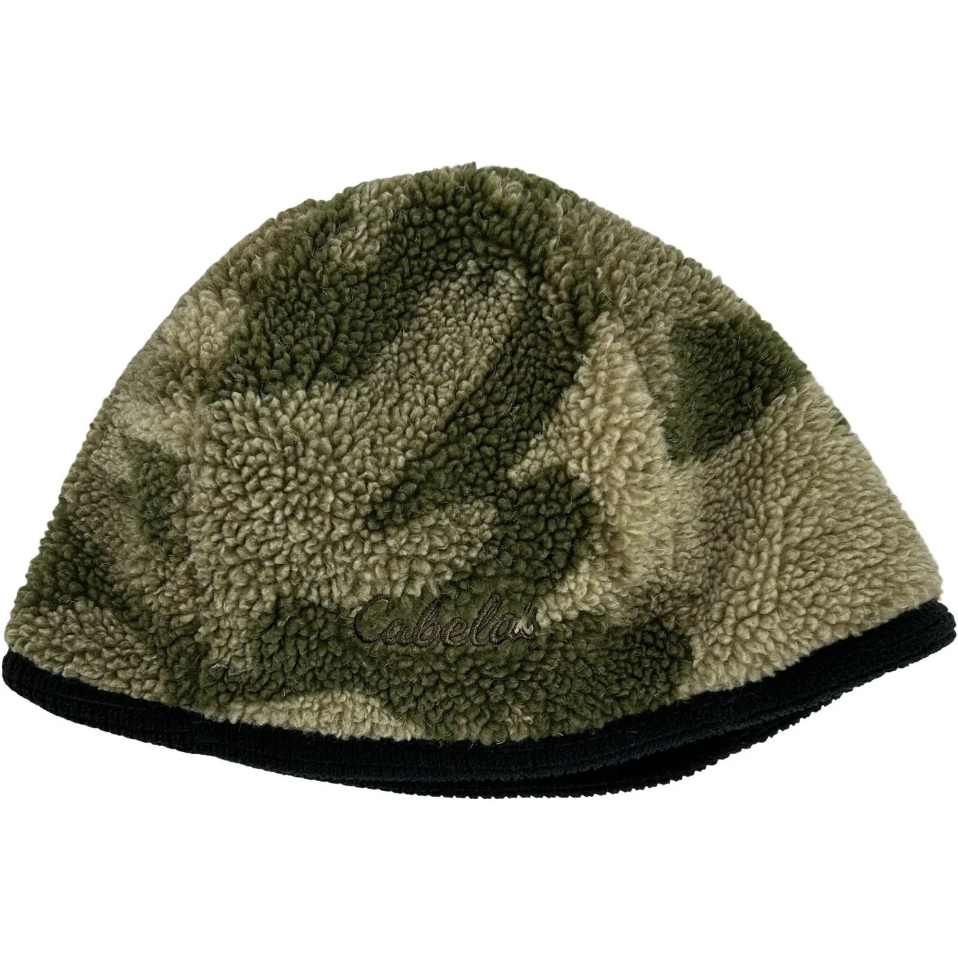 Adult Men's Light Camouflage Cabela's Berber Fleece Hunting Winter Beanie Hat