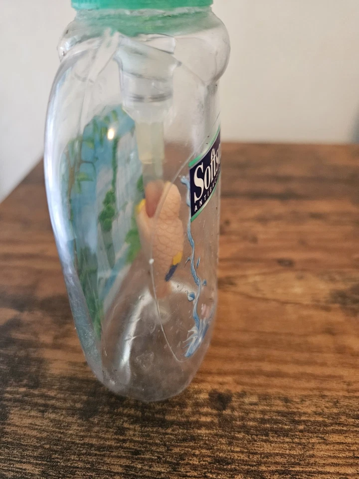 SoftSoap Hand Soap Dispenser Red Parrot Animal Inside Bottle - Vintage - Empty - Image 3 of 4