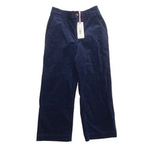 Vineyard Vines Wide Leg Corduroy Pant Girls Size 10 Nautical Navy 7P001228-480