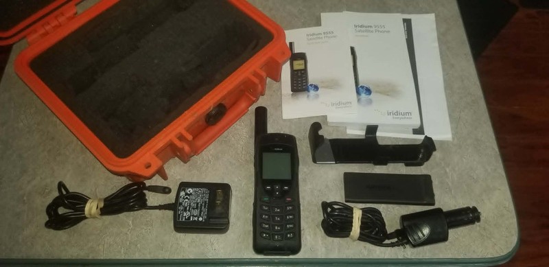 9555 Iridium Satelite Phone Set (used)