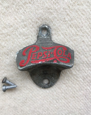 Vintage Pepsi Cola Starr X Bottle Opener Wall Mounted W. Germany screws
