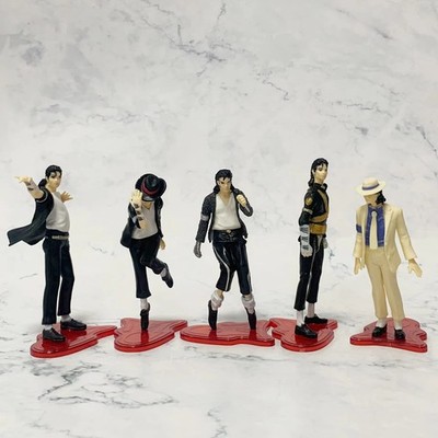 5pcs Michael Jackson Figure Set 10.5-11.5cm / 4.1-4.5in Desktop Dancer Toys