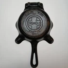 VTG Griswold Large Logo Cast Iron Skillet/Ashtray With Match Holder #00-570A