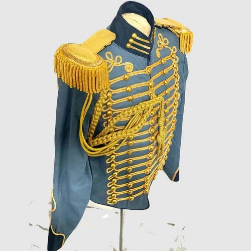Men's General Ceremonial Gold Braiding Hussar Jacket, Only Jacket For Sale - product listing photo