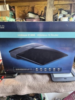 NEW Cisco Linksys E1200 Wireless N300 Wi-Fi Router Sealed