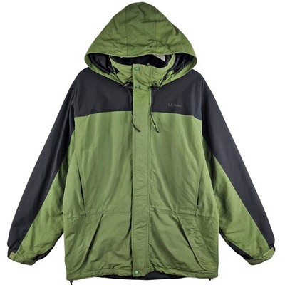 L.L. Bean Herren Gore-Tex wasserdichte Walking Wander Jacke grün schwarz Große L