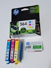 HP 564 Original CMY Ink Cartridge N9H57FN - 3 Pack NEW