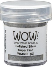 WOW! Proszek do wytłaczania 15ml-Polerowane srebro - Super Fine - WOW-1G63Q