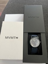 MVMT Field 41mm Men's Watch Blue Dial Nylon Band New Battery (used Only Once)
