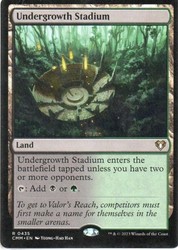 Undergrowth Stadium #435 Commander Masters Rare Land