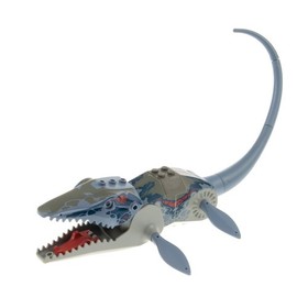 1X Lego Animal Dinosaur Mosasaurus Sand Blue Fins Stone Dino Water 6721