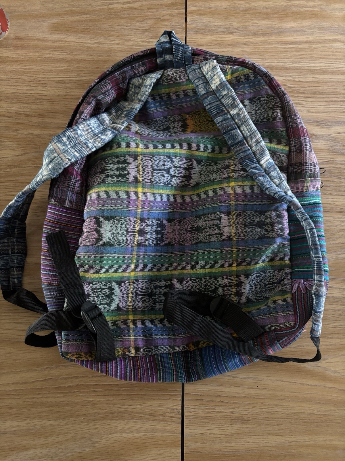 Chichi Patchwork Backpack Handmade Guatemala Hipp… - image 2