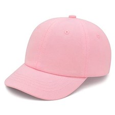 Toddler Baseball Hat Baby Baseball Cap Baby Ball Cap Infant Hat 2-6 Years Pink
