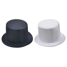 9cm Cylinder Doll Hat Crafting Canvas for Fascinator Base Accessory Creation