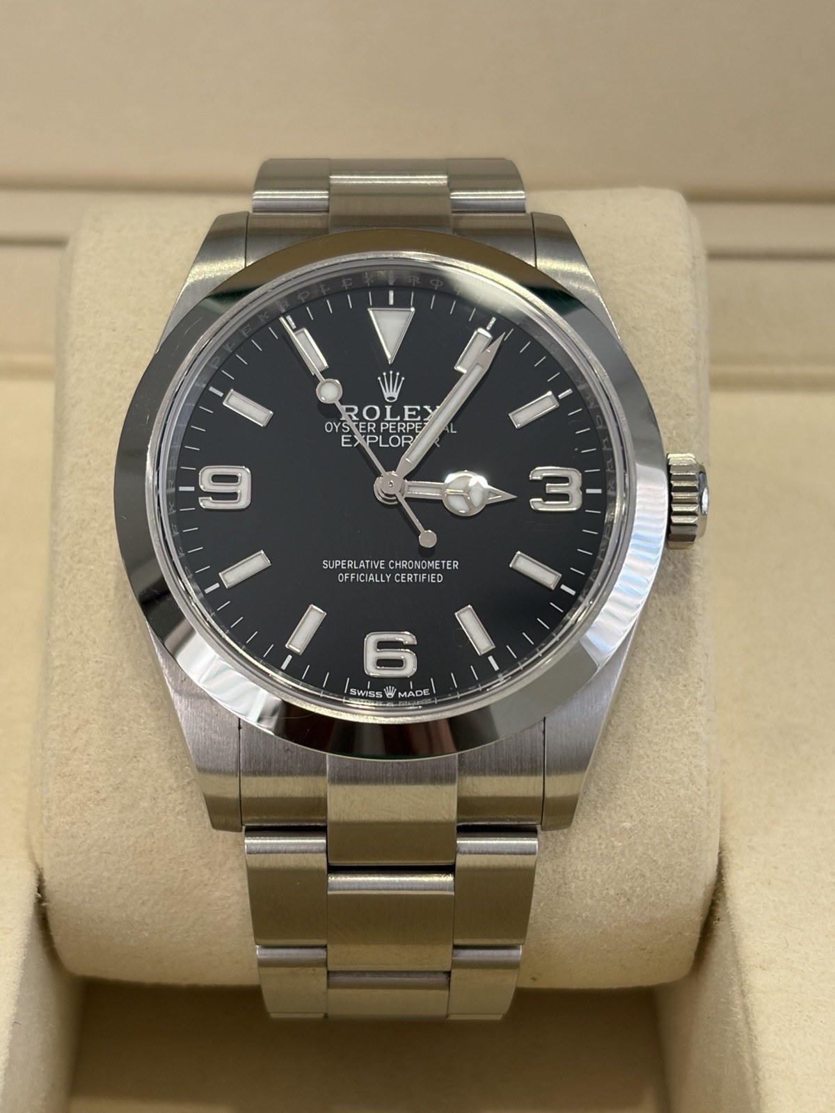 Rolex Explorer 40- 224270 - 2025, Full Set Stainless Steel Black Dial