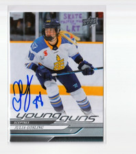 JULIA GOSLING autographed SIGNED '24/25 Upper Deck PWHL YOUNG GUNS card