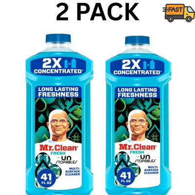 Mr. Clean 2X Concentrated All Purpose Cleaner 41 Fl Oz Pack of 2
