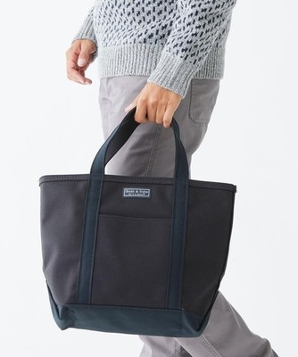L.L.Bean Medium Boat and Tote Bag, Zip Top with Pocket