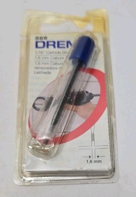 DREMEL 569 CARBIDE 1/16'' GROUT REMOVAL BUT 1/8'' SHANK ~NEW~