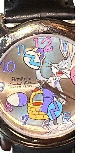 Warner Bros Bugs Bunny Easter egg watch Armitron Limited edition Hong Kong New - Picture 3 of 13